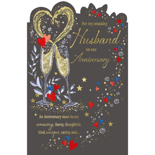 Picture of AMAZING HUSBAND ON OUR ANNIVERSARY CARD